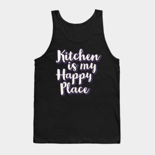 Kitchen is my happy place Tank Top